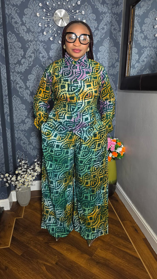 Two Piece Adire