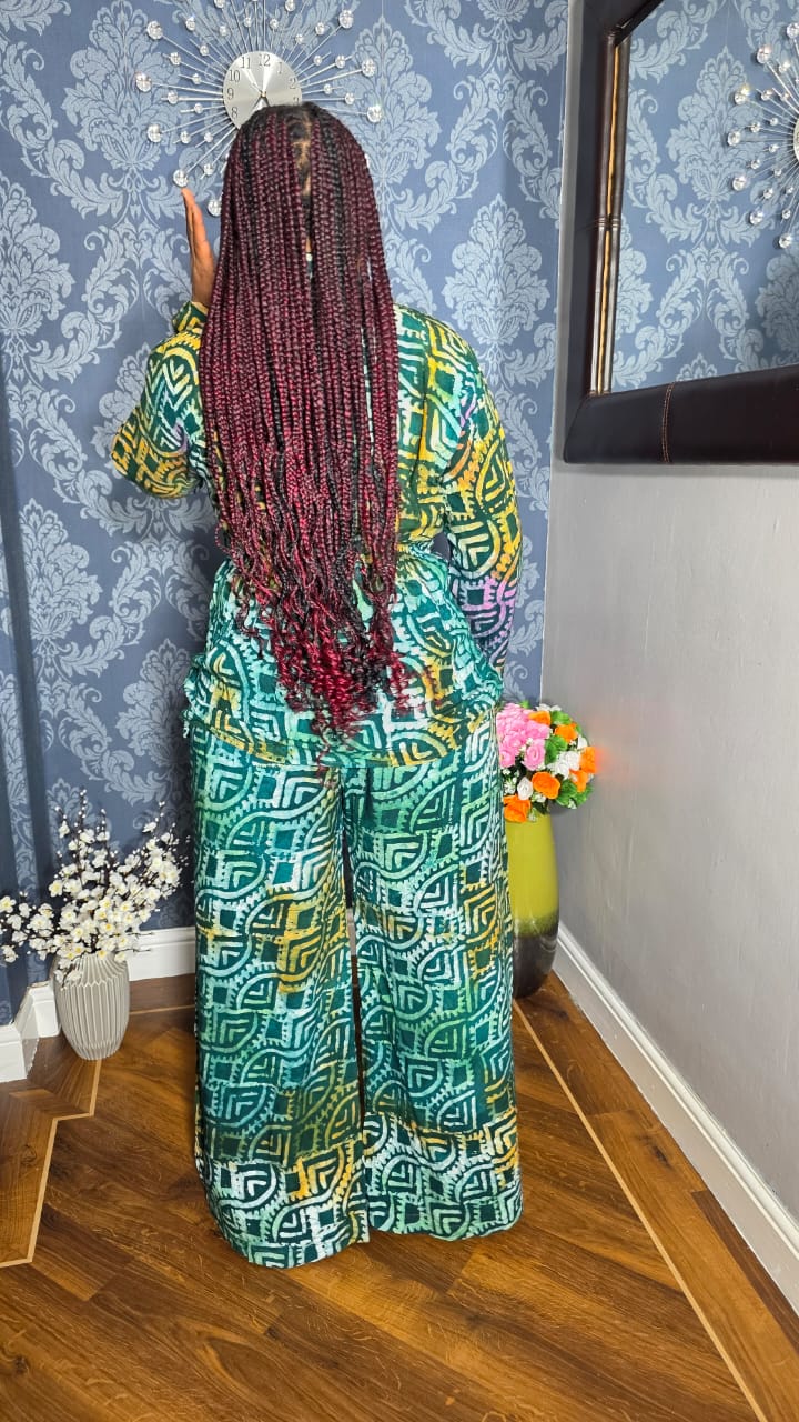 Two Piece Adire