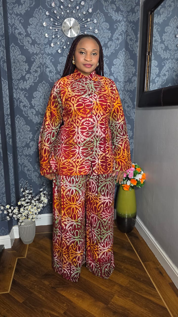 Two Piece Adire