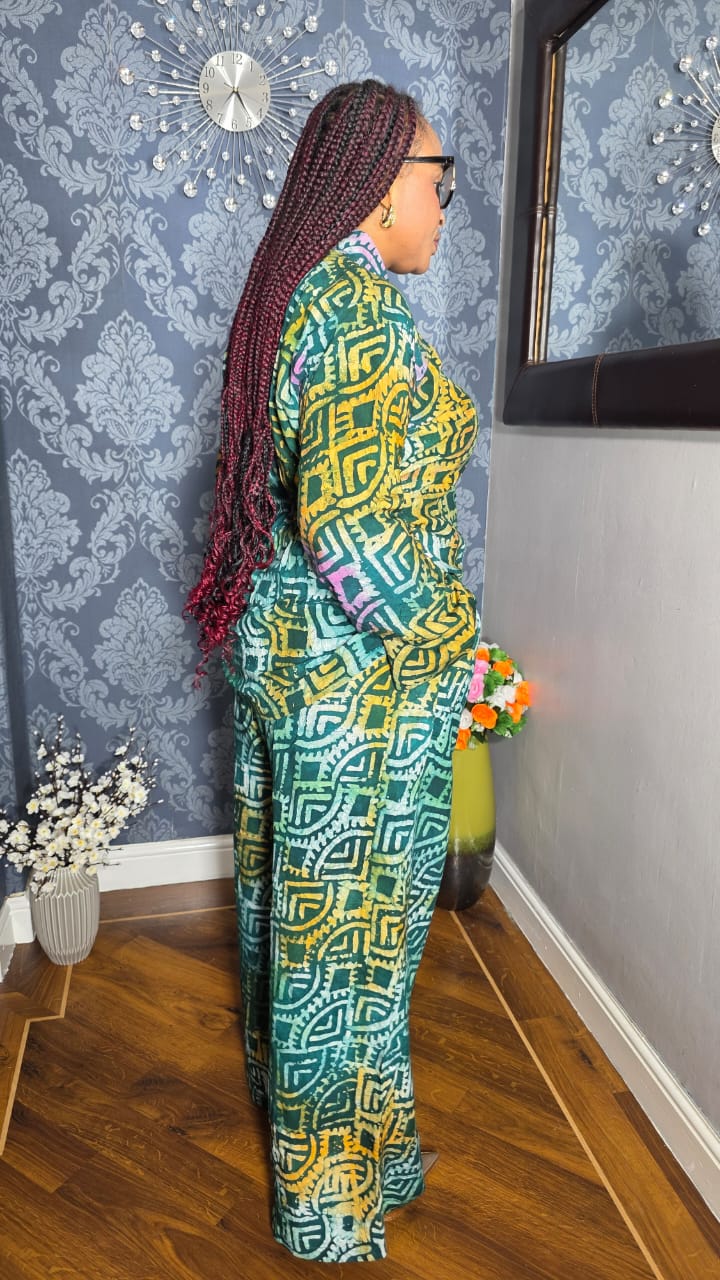 Two Piece Adire