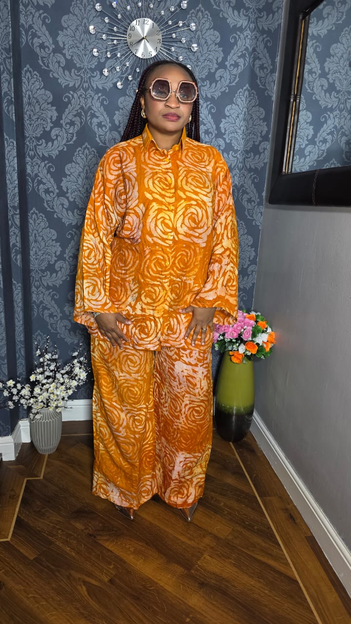 Two Piece Adire