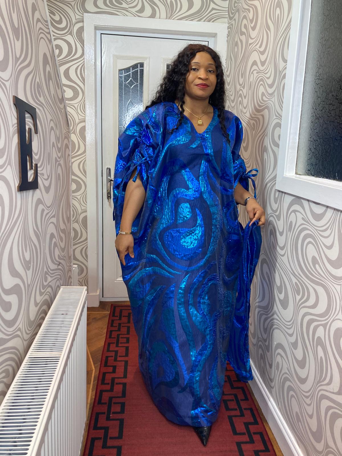 CRYSTAL LONG GOWN BROCADE