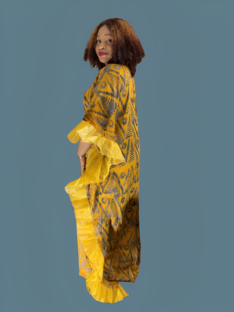 Adire Long Gown