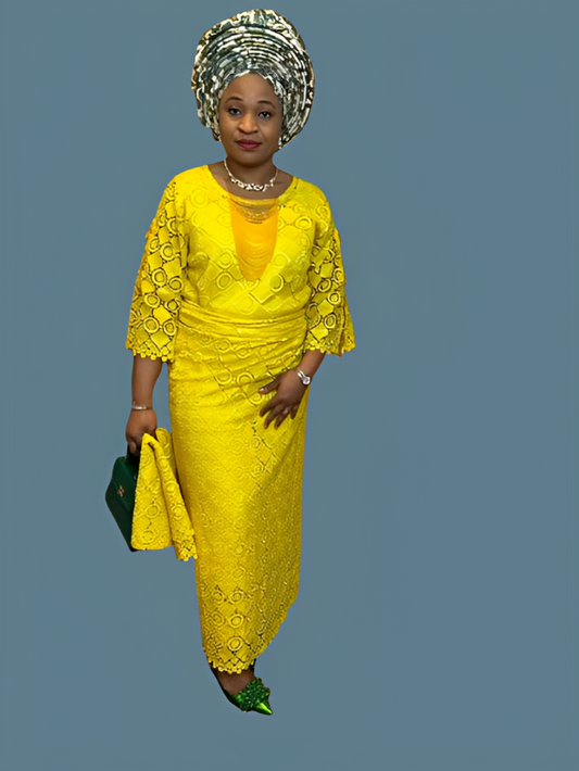 Round Neck Iro And Buba