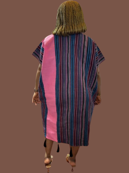 3 Quater Gown Aso Oke