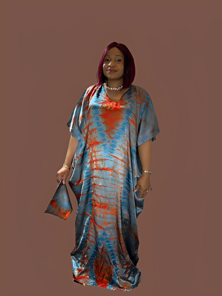 Long Adire Gown