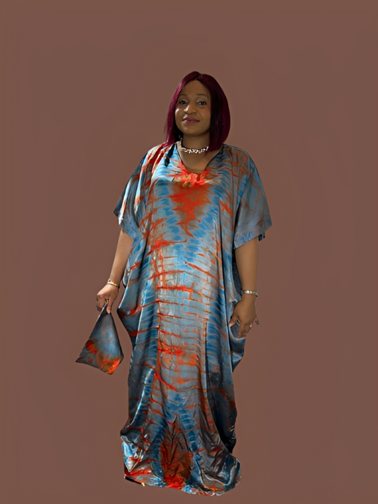 Long Adire Gown