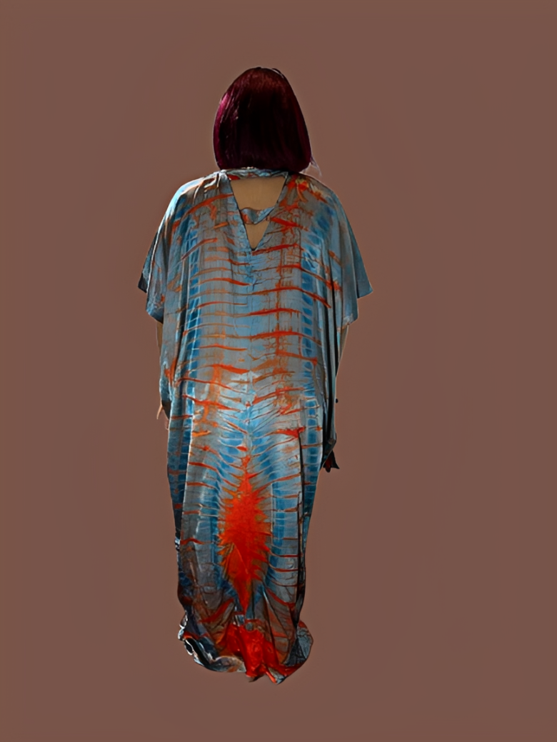 Long Adire Gown