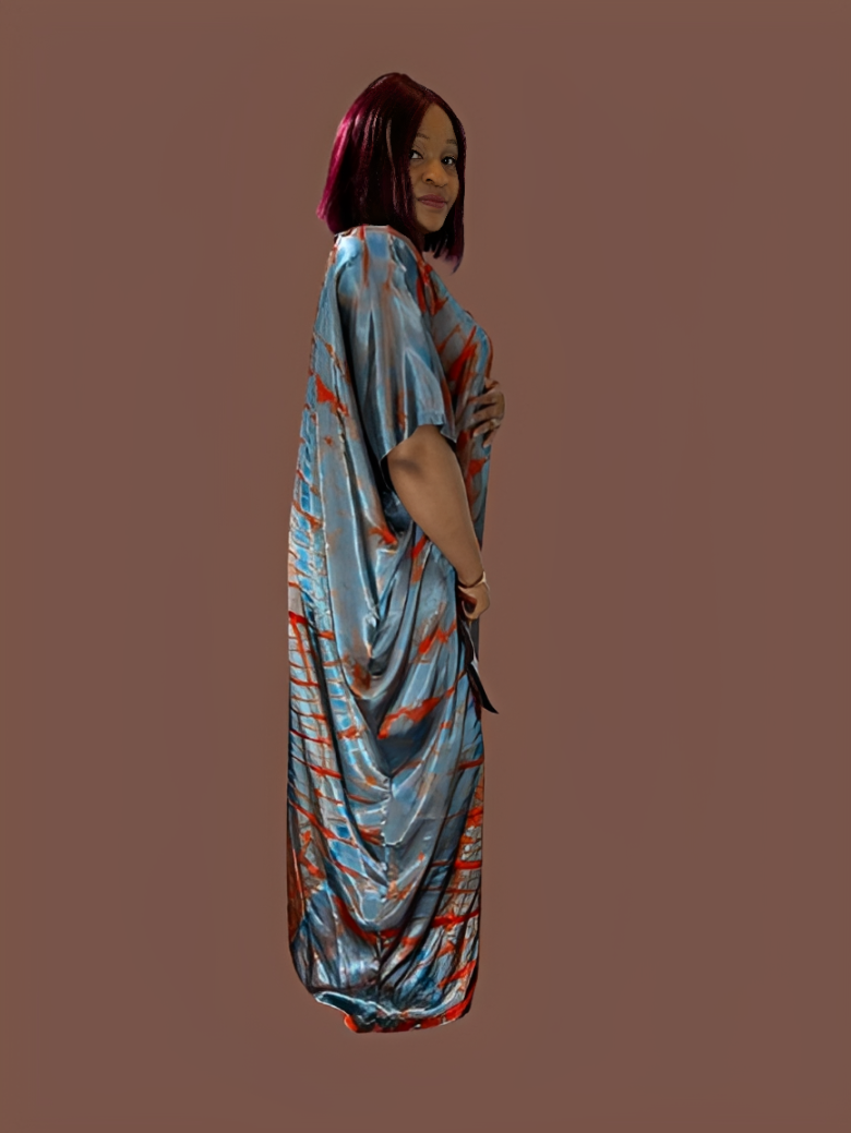 Long Adire Gown