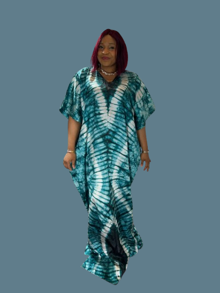 Adire Long Gown