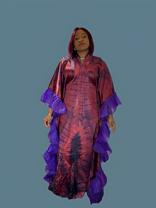 Adire Long Gown