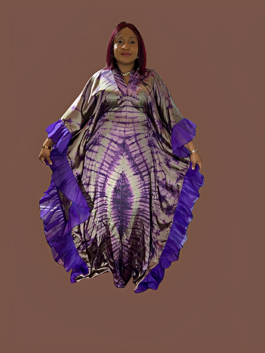 Adire Long Gown