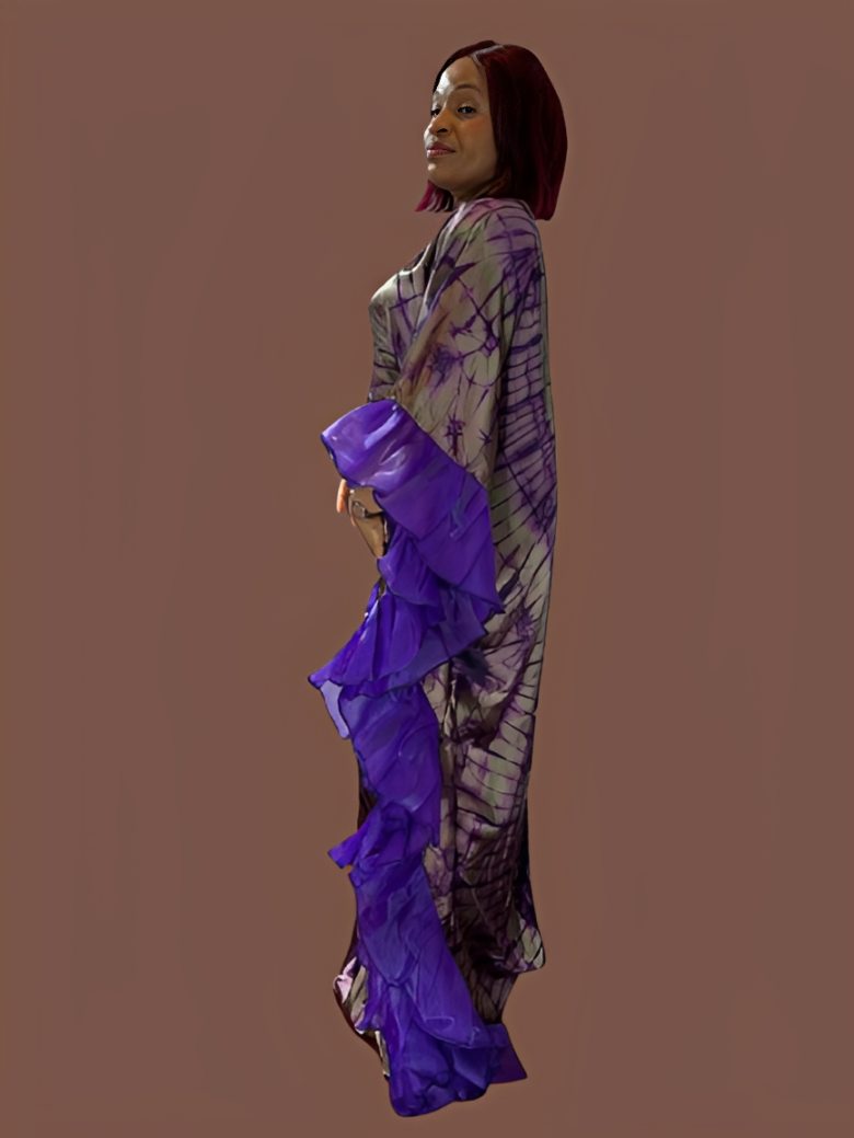 Adire Long Gown