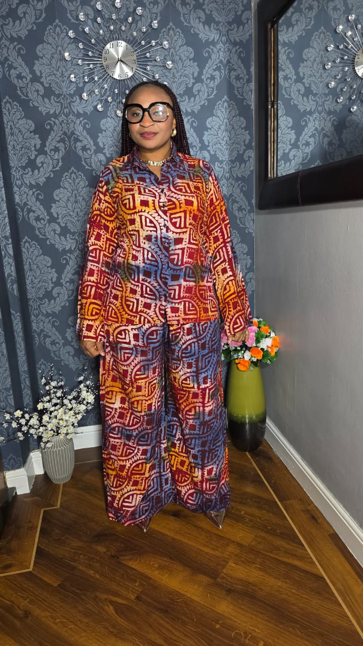 Two Piece Adire